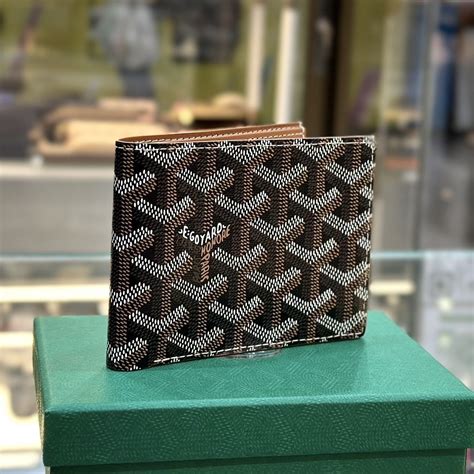 goyard short leather wallet|goyard wallets for men.